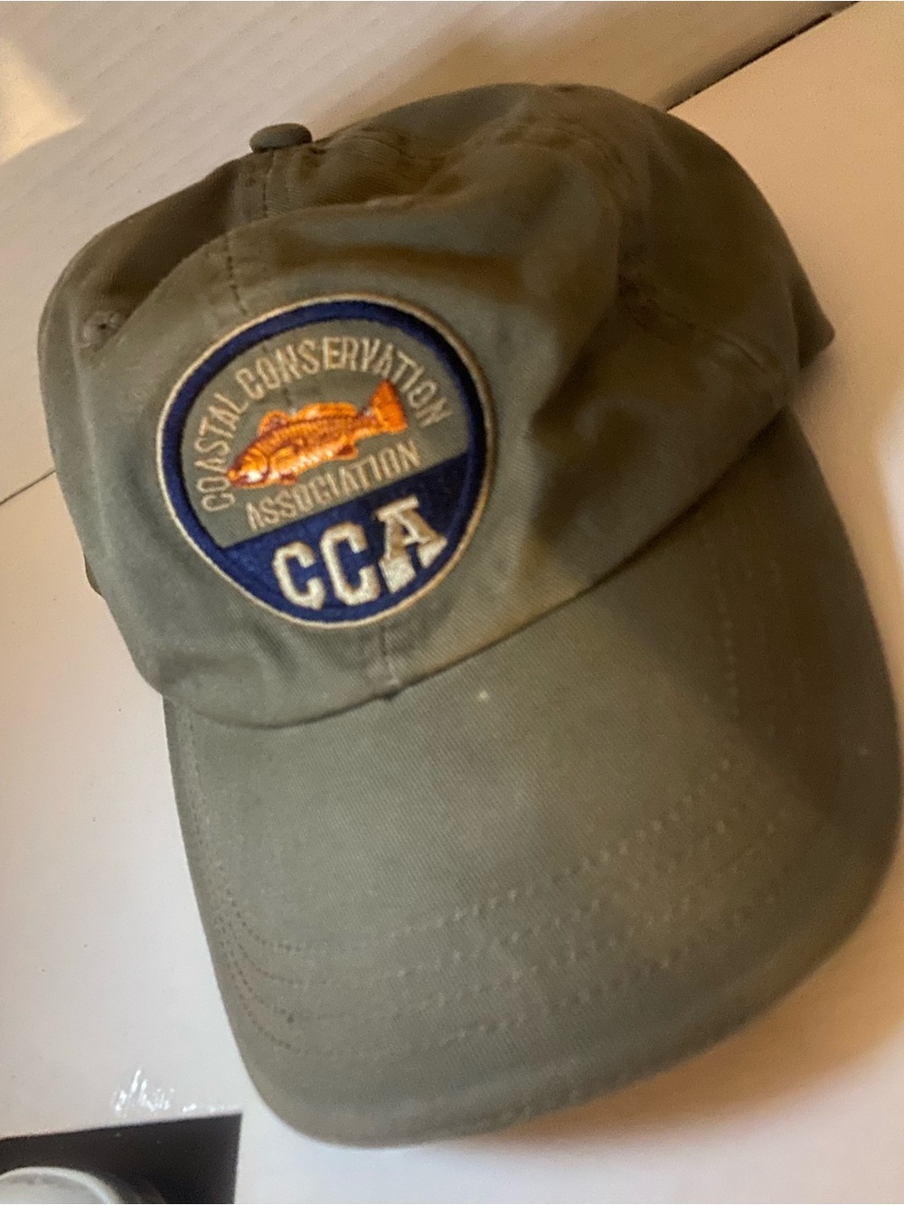 Fahrenheit Olive Green Baseball Cap with Embroidered Patch